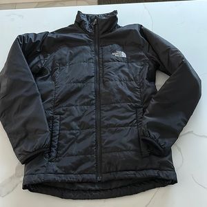 Womens North Face zip up insulated jacket